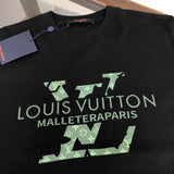 Full styled look of Louis Vuitton cotton t-shirt with streetwear-inspired cut