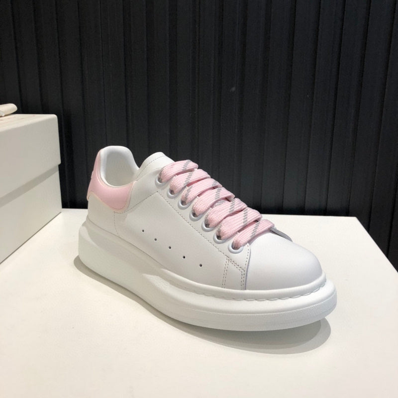 Alexander McQueen clean off-white luxury sneakers view 4 premium leather build