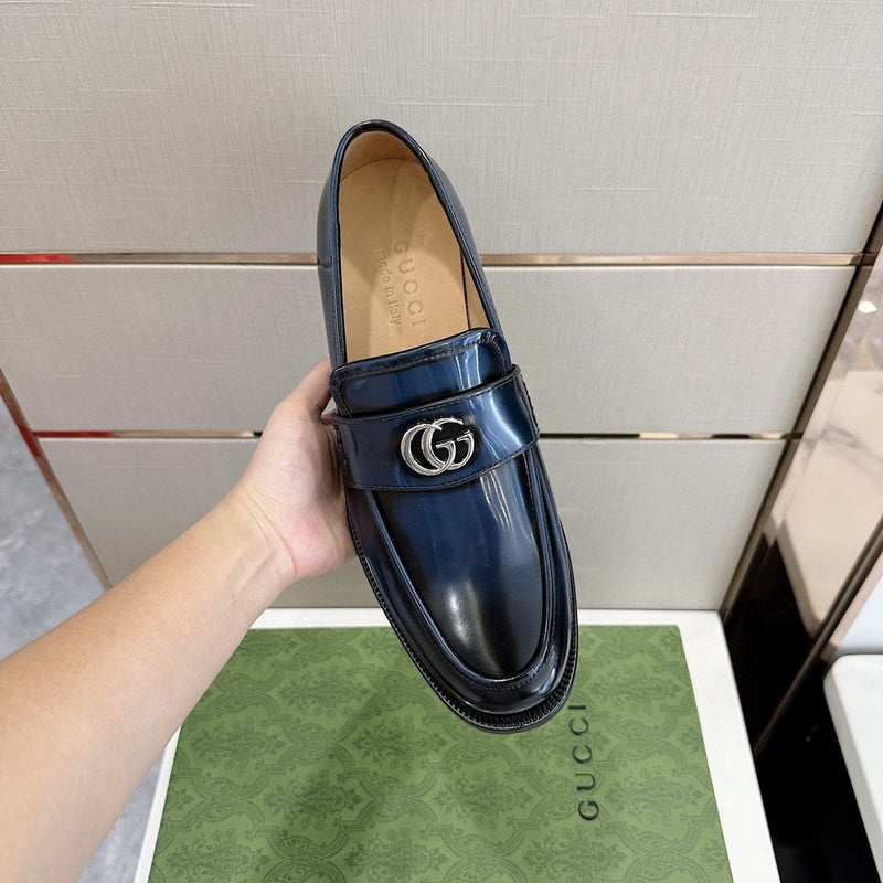 Gucci tonal black luxury sneakers view 7 bold athletic profile