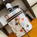Top view of classic structured women's handbag – women's everyday handbag