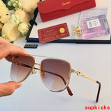 Angled view of Cartier unisex sunglasses