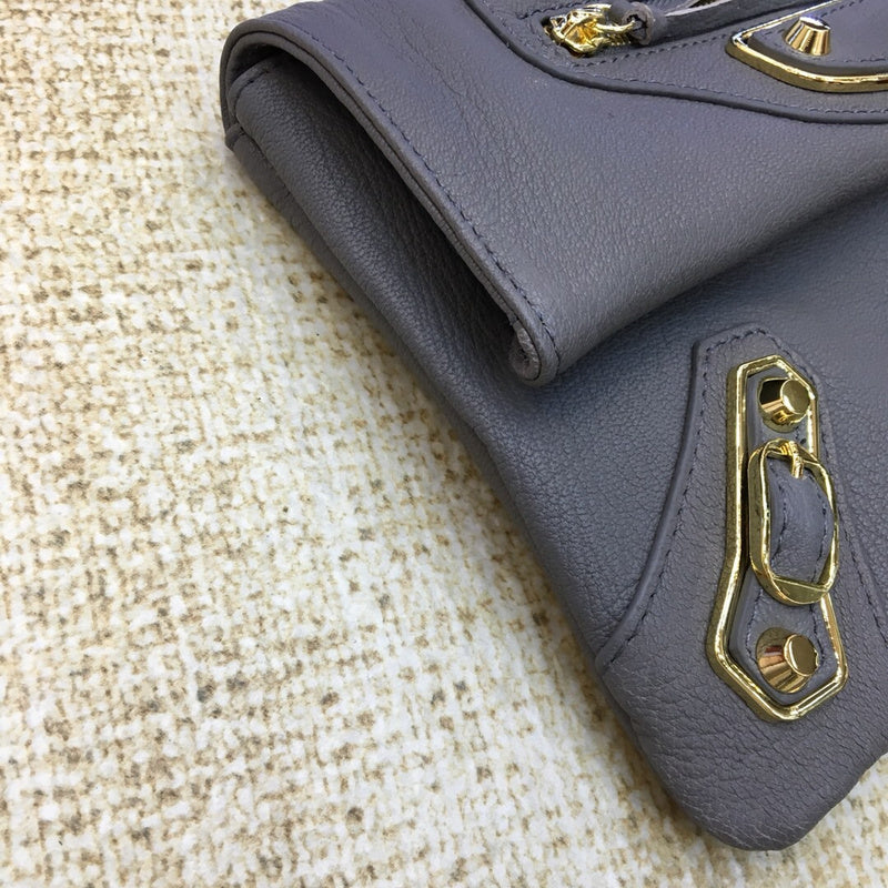 Sophisticated Vegan Leather Handbag - Polished Finish | Women's Statement Accessory #956 - back view (image 4) of designer-inspired handbag