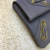 Sophisticated Vegan Leather Handbag - Polished Finish | Women's Statement Accessory #956 - back view (image 4) of designer-inspired handbag