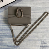 Top view of classic structured women's handbag – women's designer-style accessory