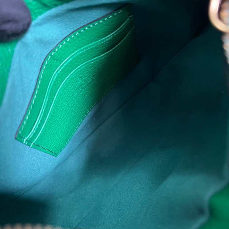 Close-up detail of polished everyday-luxe women's handbag – women's luxury handbag