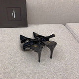 Saint Laurent luxury shoes close-up — premium authentic designer style