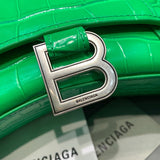 Statement Vegan Leather Handbag - Refined Silhouette | Women's Luxury Handbag #566 - close-up detail shot (image 3) of designer-inspired handbag