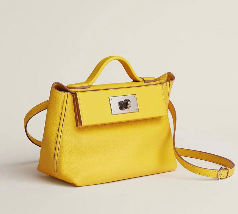 Tailored bag shown from front angle