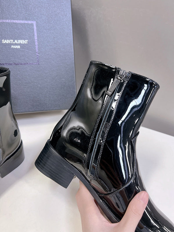 Saint Laurent designer shoes full view