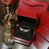 Front view of Cartier unisex jewelry piece