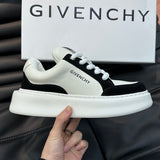 Givenchy Chocolate Brown Combat Boots - Close-Up Texture View