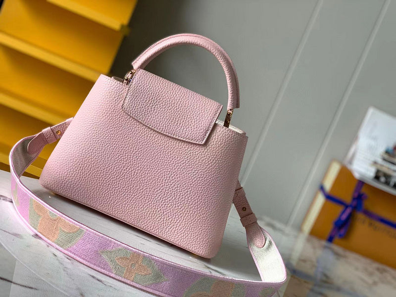 Interior view of modern statement women's handbag – women's luxury handbag