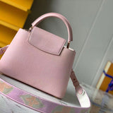 Interior view of modern statement women's handbag – women's luxury handbag