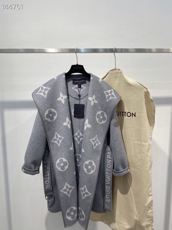 Full styled look of Louis Vuitton luxury clothing with contemporary cut