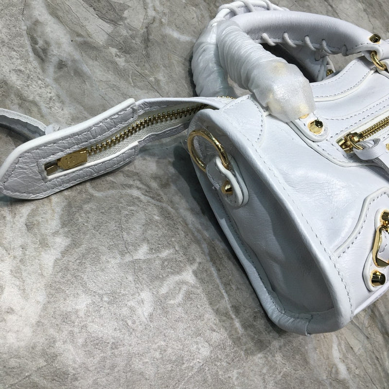 Modern Vegan Leather Handbag - Polished Finish | Women's Statement Accessory #637 - hardware and detail close-up (image 5) of designer-inspired handbag