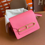 Polished bag shown from front angle