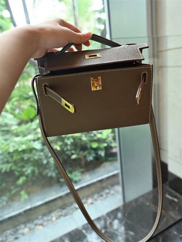 Close-up detail of graceful bag design