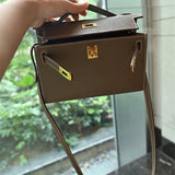 Close-up detail of graceful bag design