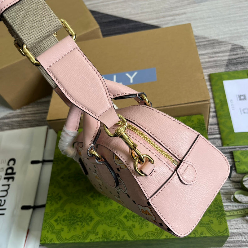 Top view of classic statement women's handbag – women's luxury handbag