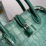 Statement Faux Leather Handbag - Premium Craftsmanship Detailing | Women's Designer-Inspired Purse #667 - alternate angle view (image 8) of designer-inspired handbag