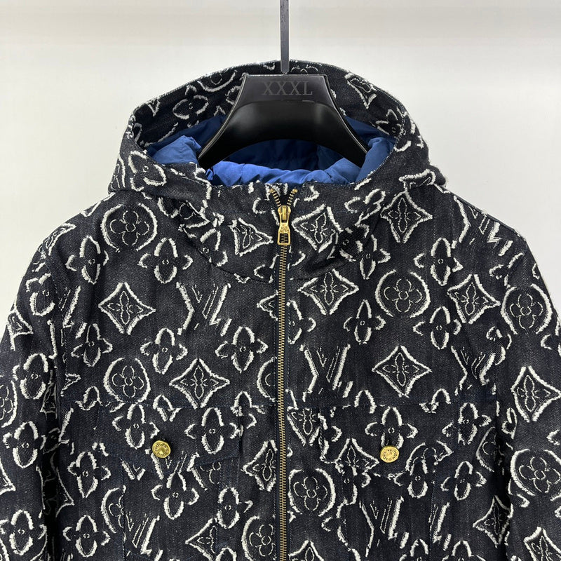 Side profile of Louis Vuitton luxury clothing with contemporary cut