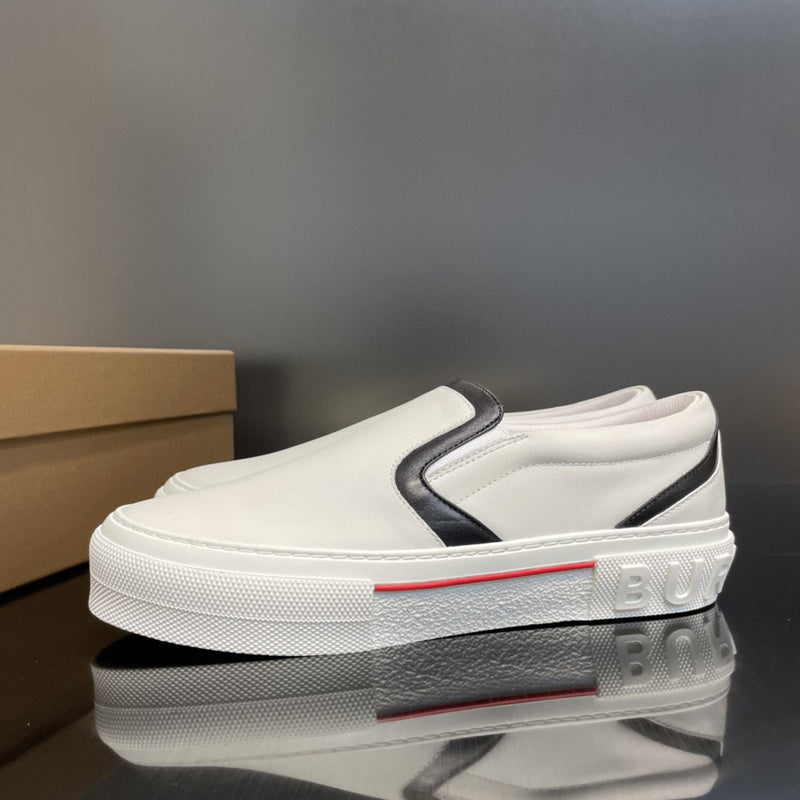 Burberry Red Classic Ballet Flats - Lifestyle Styling Shot
