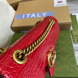 Top view of refined chic women's handbag – women's statement bag