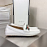 Gucci crisp white luxury sneakers view 11 cushioned comfort fit