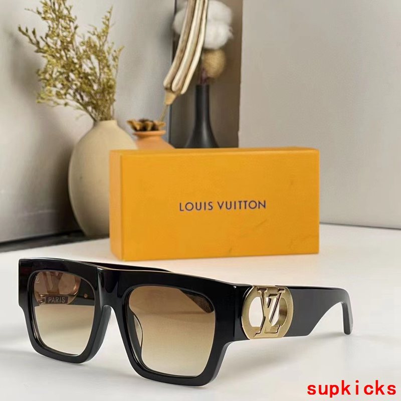 Front view of Louis Vuitton unisex sunglasses