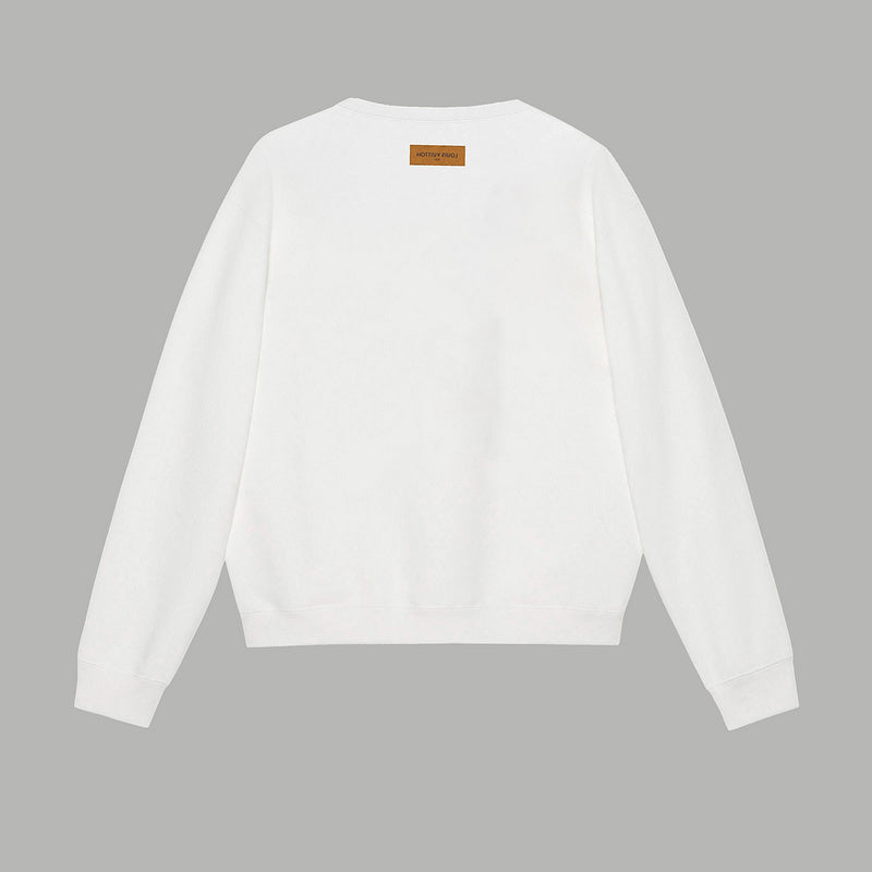 Side profile of Louis Vuitton luxury clothing with contemporary cut