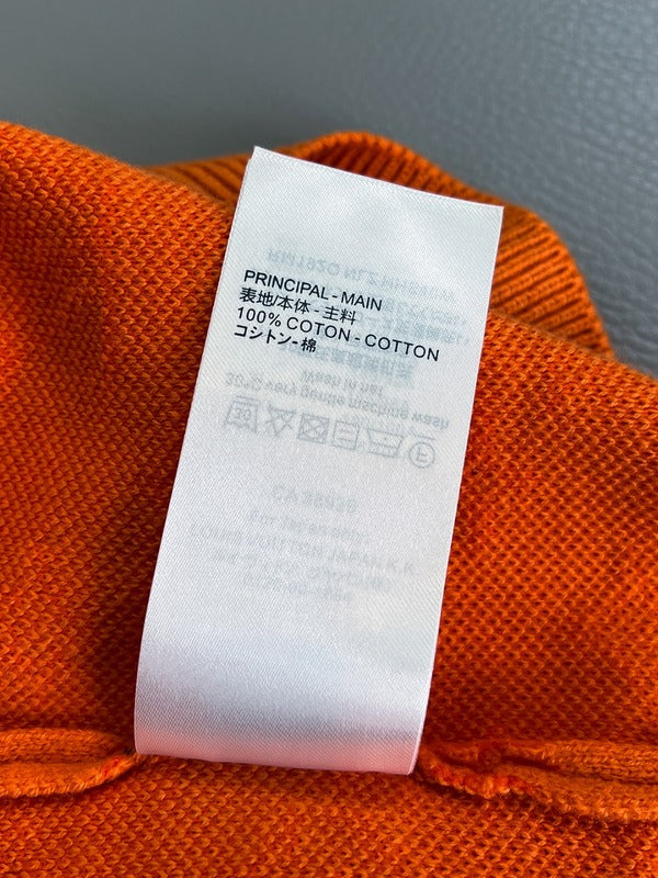 Side profile of Louis Vuitton luxury clothing with monogram-inspired silhouette
