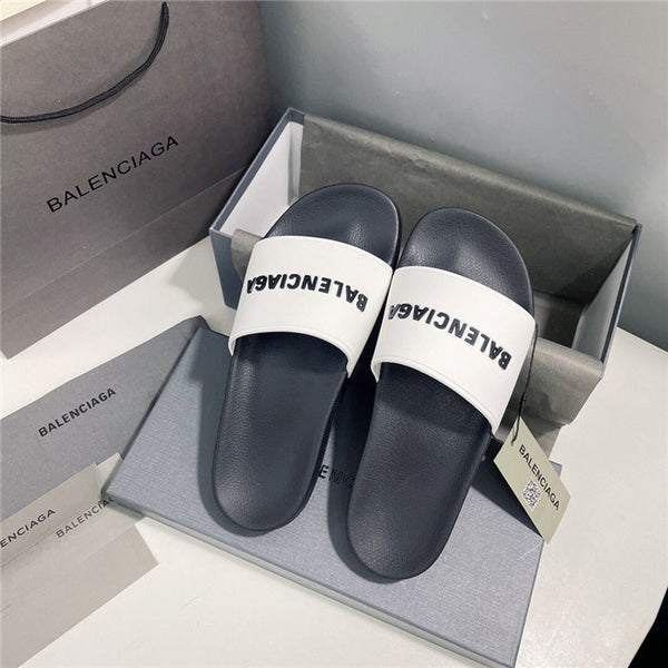 Balenciaga Black Espadrille Wedge Sandals - Angled View