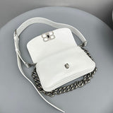 Zivas Charm Modern Edge Statement Handbag (Signature Shape & Finish) – Interior View