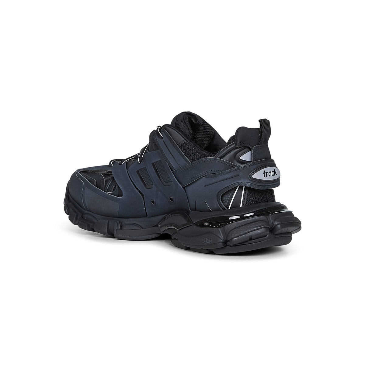 Balenciaga Shoes? Balenciaga Men Black Mesh And Nylon Track Sneakers Luxury Lifestyle Designer Footwear