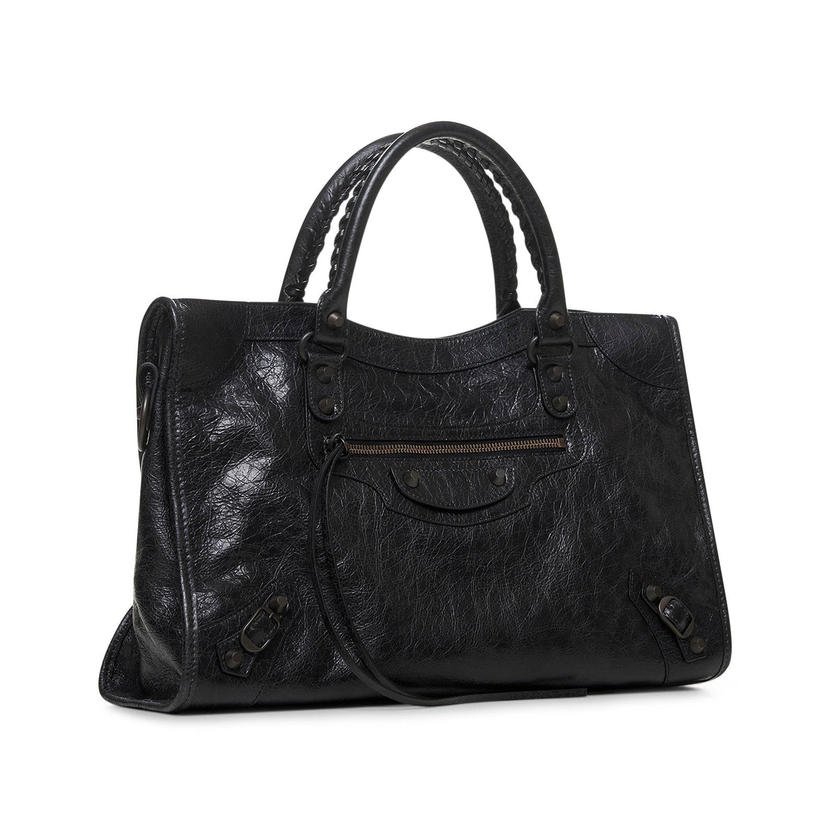 Balenciaga premium shoulder bags detail and craftsmanship close-up