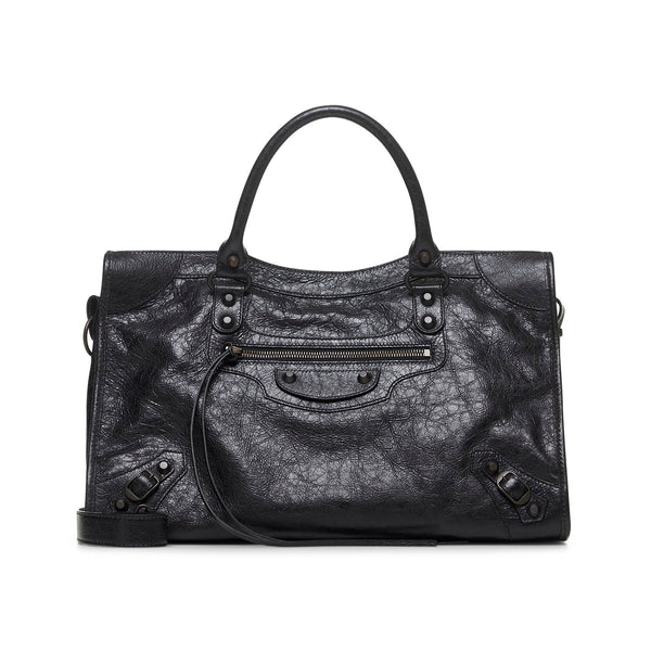 Balenciaga Bags? Balenciaga Women Le City Bag M' Handbag Luxury Designer Leather Handbag