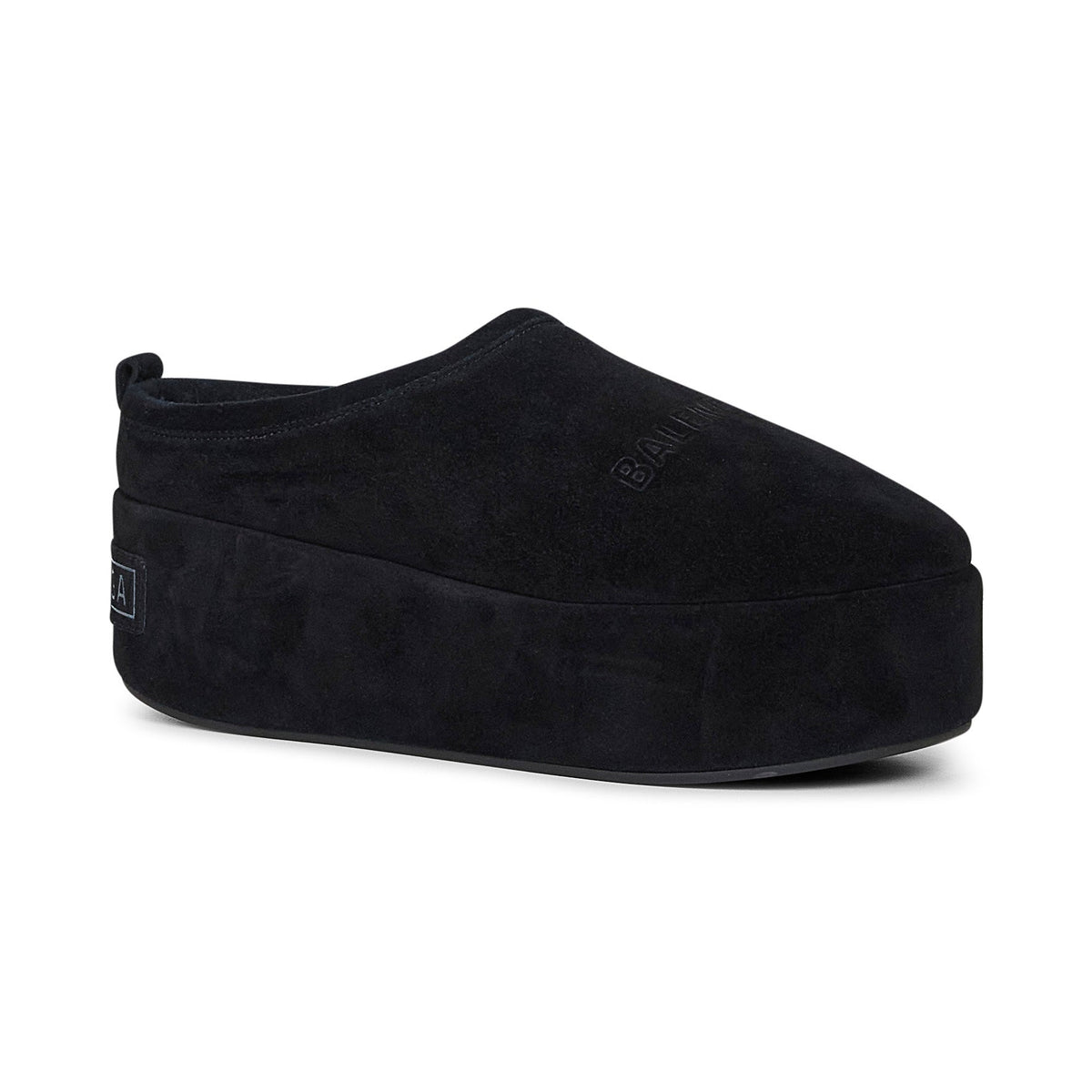 Balenciaga Accessories? Balenciaga Women Black Alaska Soft Platform Mules Luxury Designer Fashion Accessory