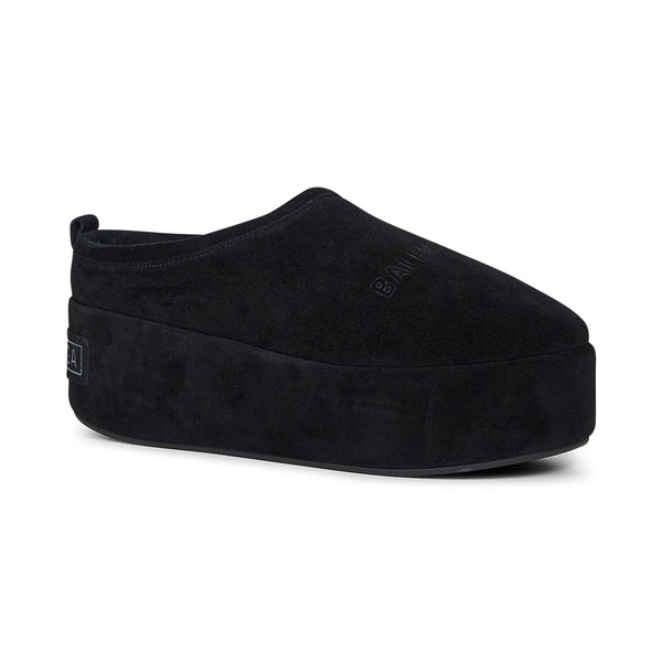 Balenciaga Accessories? Balenciaga Women Black Alaska Soft Platform Mules Luxury Designer Fashion Accessory