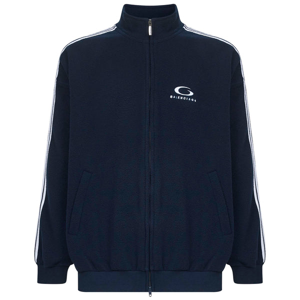 Balenciaga Jackets? Balenciaga Men Blue Loop Sports Icon Zip-Up Jacket Premium Casual Designer Jacket