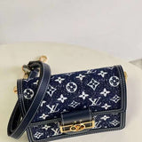 Back view of chic statement women's handbag – women's luxury accessory