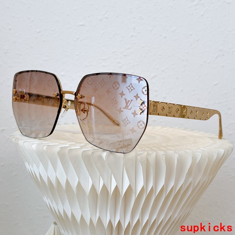 Angled view of Louis Vuitton unisex sunglasses