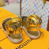 Close-up of Louis Vuitton shoes craftsmanship