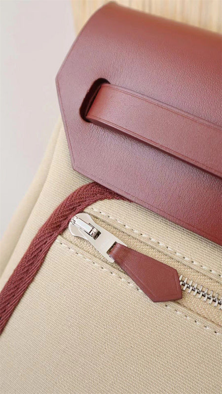Side view of sculpted structured handbag