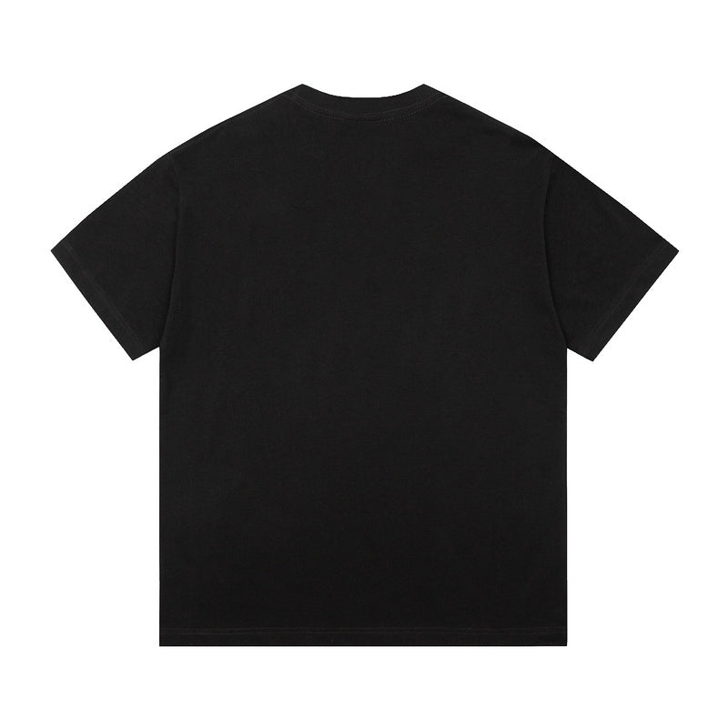 Close-up of Burberry t-shirt craftsmanship