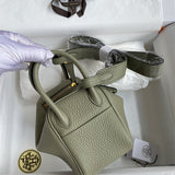 Close-up detail of polished bag design