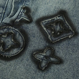 Back view of Louis Vuitton luxury clothing with everyday silhouette