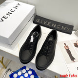 Givenchy White Bow-Detail Flats - Front View