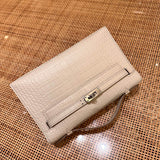  crossbody bag close-up of hardware and finish