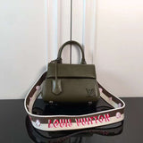 Front view of polished modern women's handbag – women's luxury handbag