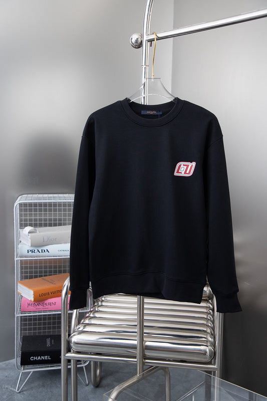 Front view of Louis Vuitton luxury clothing with relaxed-fit cut